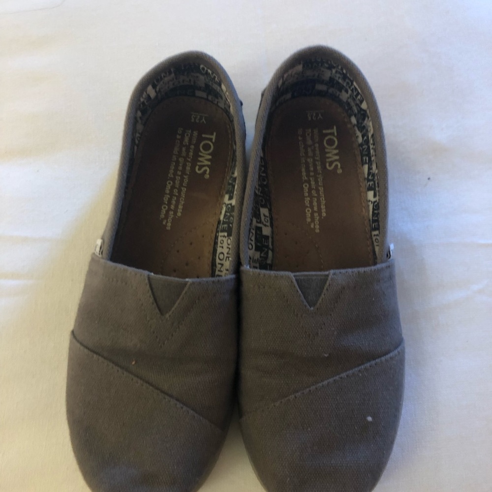 Children’s Toms- Gray ... like new